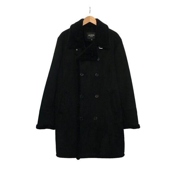 Guess Men's jacket XXL Black Suede - Picture 2 of 12